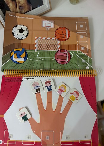 Çocuk Akademi Cırt Cırt Eğitici Aktivite Kitabı 16-24 Ay - Görsel 6