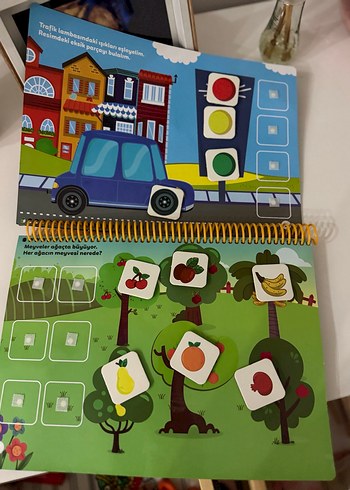 Çocuk Akademi Cırt Cırt Eğitici Aktivite Kitabı 16-24 Ay - Görsel 3