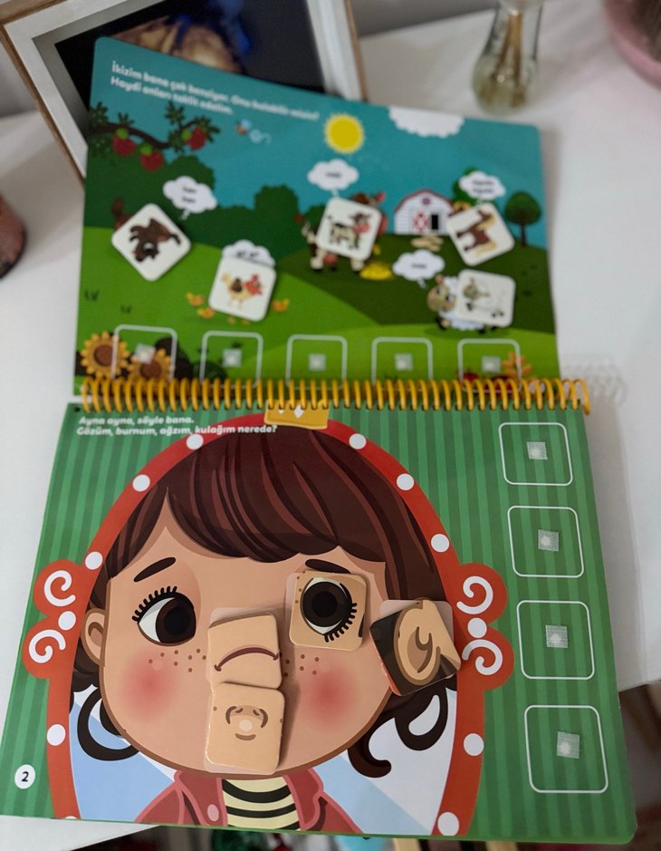 Çocuk Akademi Cırt Cırt Eğitici Aktivite Kitabı 16-24 Ay - Görsel 2