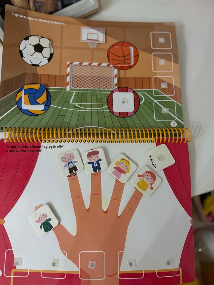 Çocuk Akademi Cırt Cırt Eğitici Aktivite Kitabı 16-24 Ay - Görsel 5