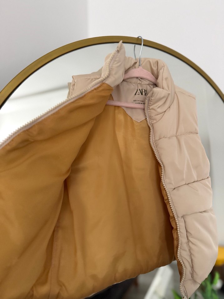 ZARA KIZ ÇOCUK ŞİŞME YELEK - Görsel 4