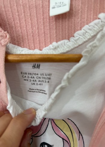 HM KIZ ÇOCUK ASKILI TİŞÖRT VE LCW HIRKA - Görsel 5