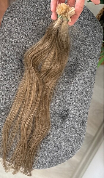 75 ADET 65 CM GERÇEK KUMRAL KAYNAK SAÇ - Görsel 2