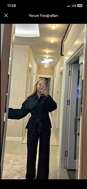 Kot denim takım