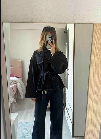 Zara Kot denim takım