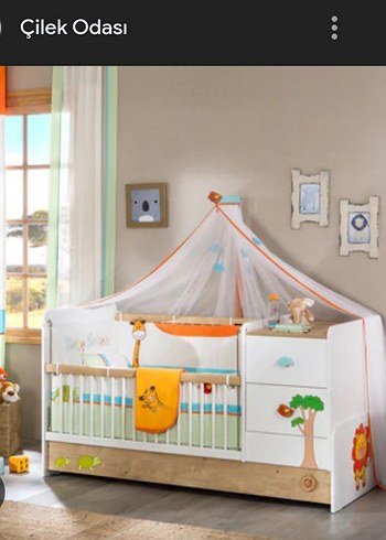 Safari Natura St Büyüyen Bebek Karyolası Beyaz - Görsel 9