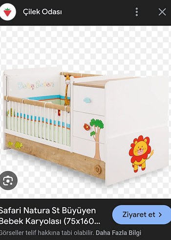 Safari Natura St Büyüyen Bebek Karyolası Beyaz - Görsel 10