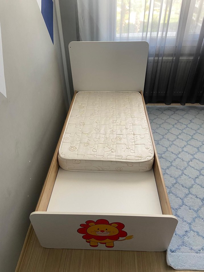 Safari Natura St Büyüyen Bebek Karyolası Beyaz - Görsel 2