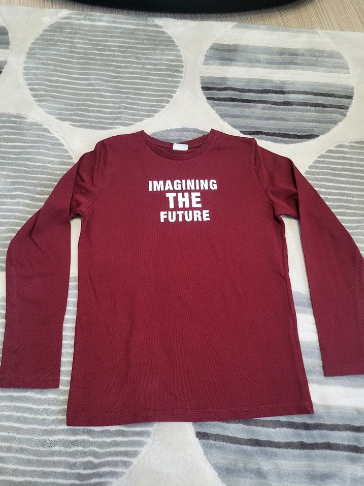 Erkek Çocuk Baskılı Uzun Kollu Tişört - Görsel 2