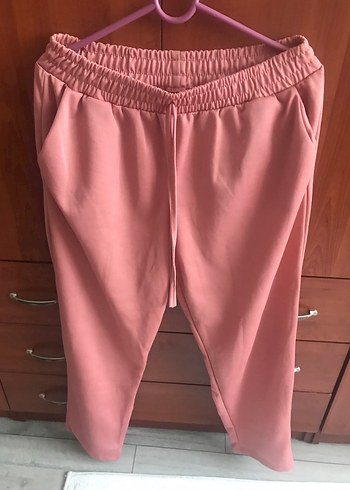 xxl Beden pembe Renk Pembe V Yaka Alt üst takım