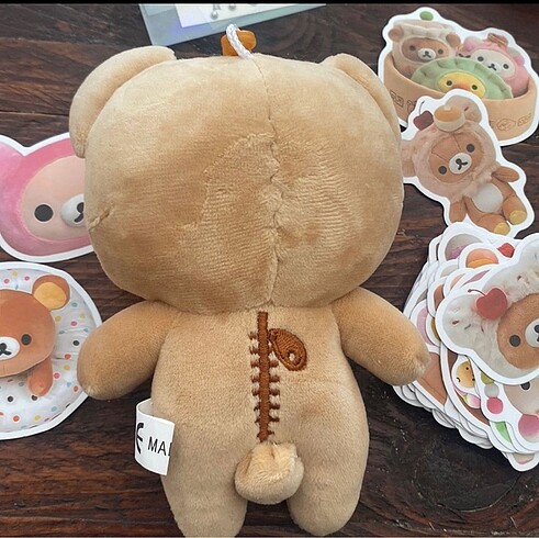 Hello Kitty Rilakkuma peluş anahtarlık