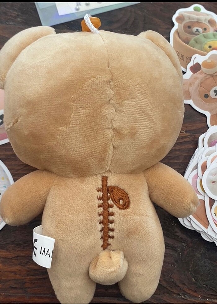 Rilakkuma peluş anahtarlık - Görsel 2