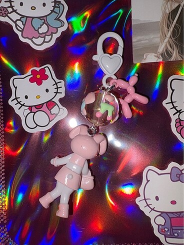 Beden Hello kitty anahtarlık bunny