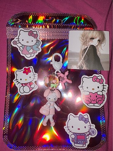 Hello kitty anahtarlık bunny