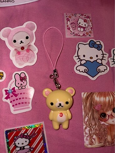 Beden Korilakkuma mini charm anahtarlık