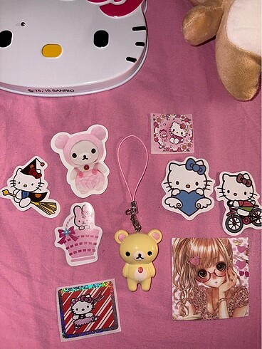 Korilakkuma mini charm anahtarlık