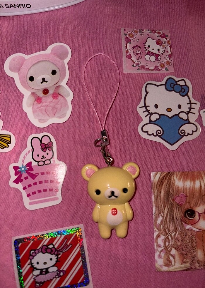 Korilakkuma mini charm anahtarlık - Görsel 4