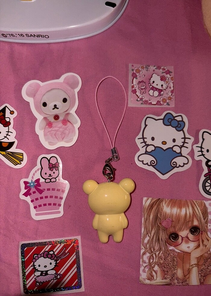 Korilakkuma mini charm anahtarlık - Görsel 5