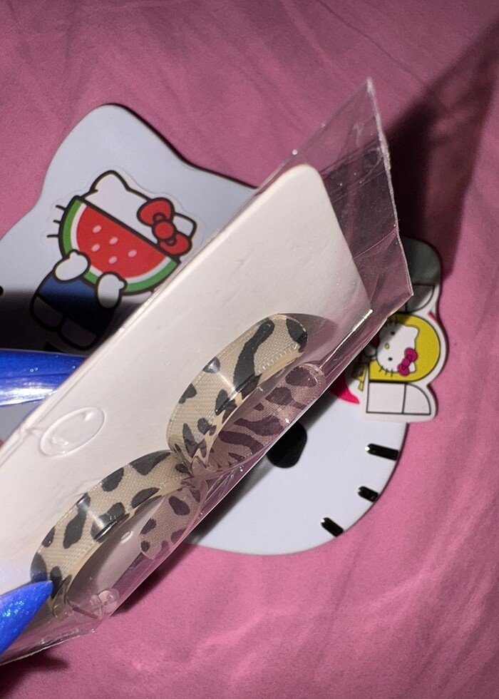 Leopar desenli halka küpe sıfır - Görsel 5