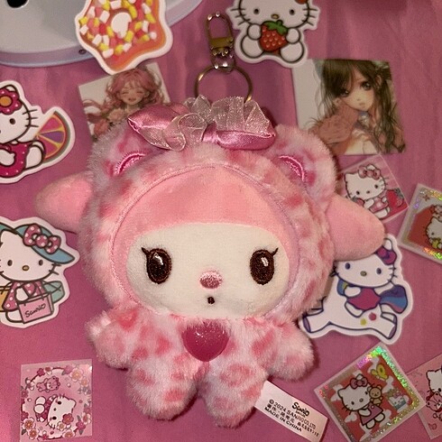 Beden My melody leopar peluş charm