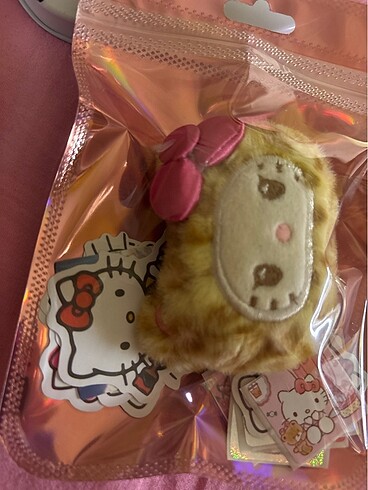 Hello kitty leopar peluş toka - Görsel 5