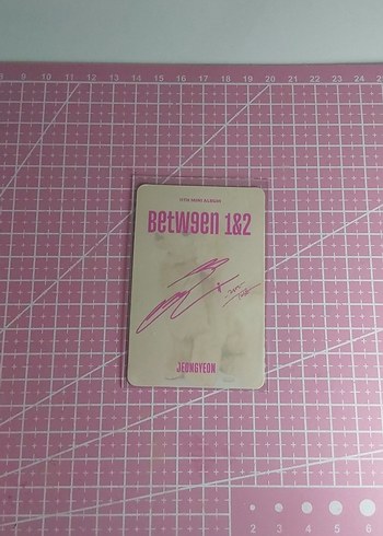 Beden Jeongyeon orjinal photocard