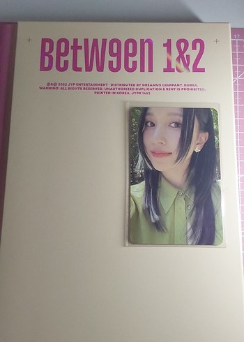 Mina orijinal photocard