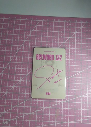  Beden Mina orijinal photocard