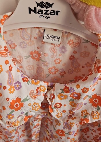 Çiçek Desenli Bohem Kız Gömlek - Görsel 5