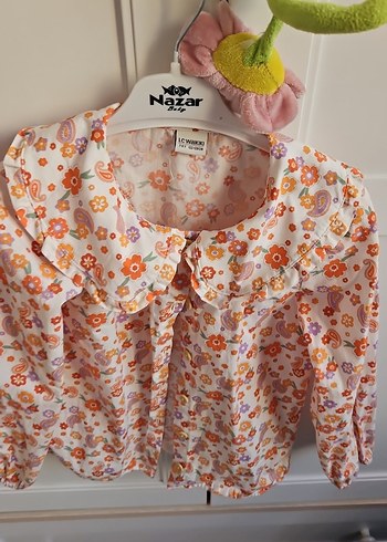 Çiçek Desenli Bohem Kız Gömlek - Görsel 3