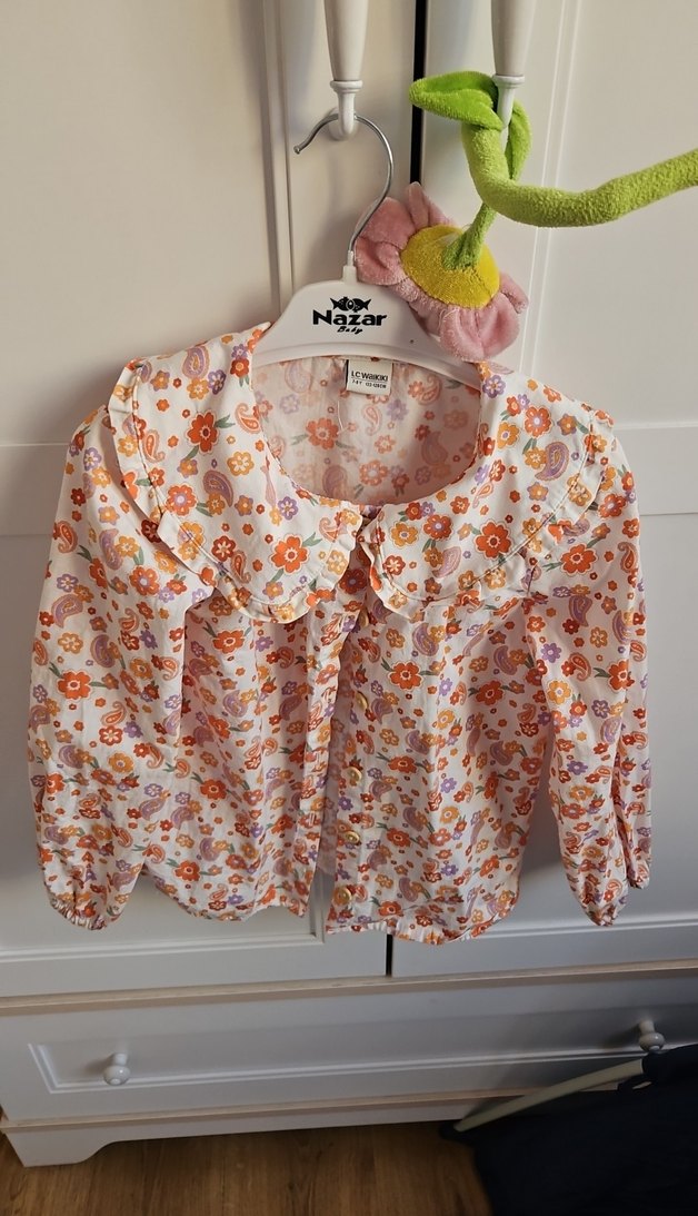 Çiçek Desenli Bohem Kız Gömlek - Görsel 2