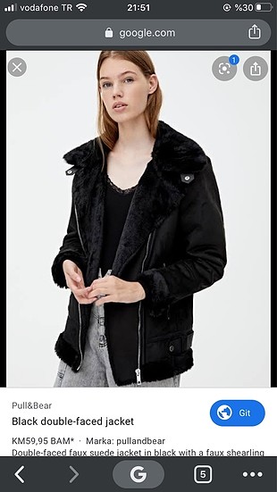 Pull and Bear Biker Ceket