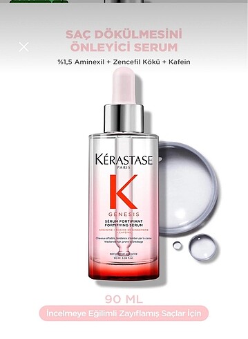 KERASTASE GENESİS DÖKÜLME ÖNLEYİCİ SERUM