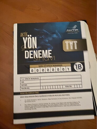 TYT AYT DENEMELERİ (HEPSİ TEK FİYAT)