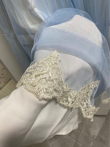 uzun kollu elbise - Görsel 7