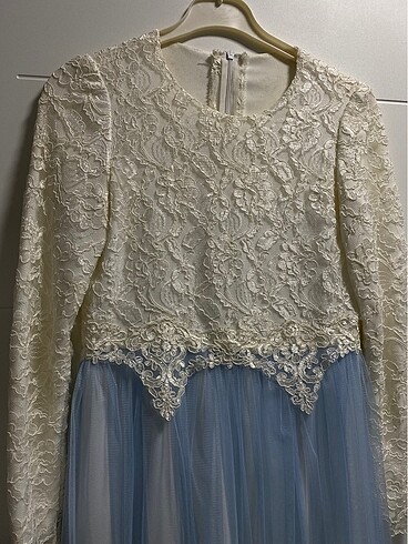 uzun kollu elbise - Görsel 5