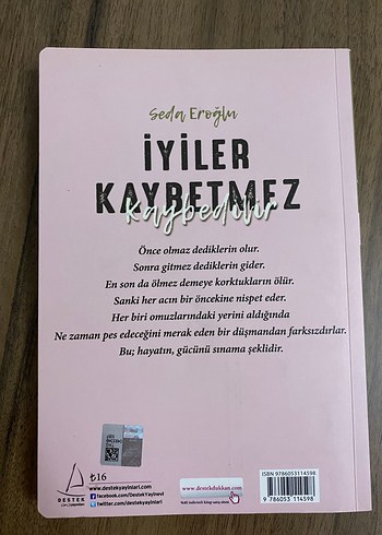 İyiler Kaybetmez Romanı Seda Eroğlu