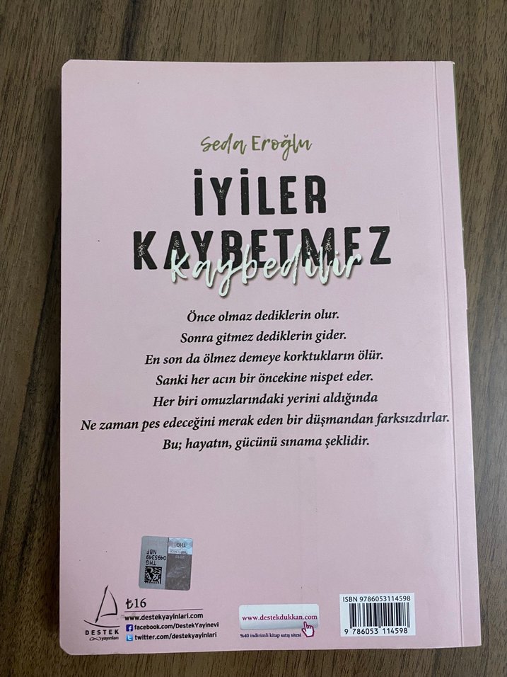 İyiler Kaybetmez Romanı Seda Eroğlu - Görsel 2