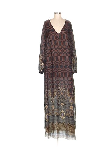 Batik Uzun Elbise %70 İndirimli.