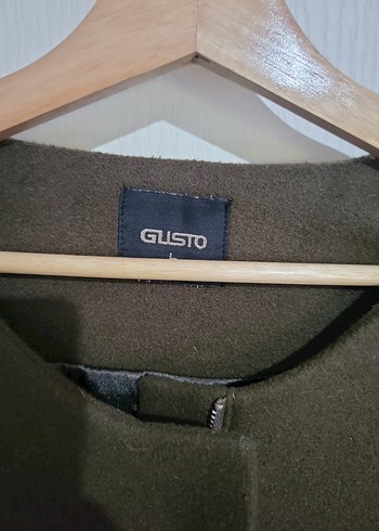 Düğmeli yesil Midi Kadın Kaban - Görsel 7