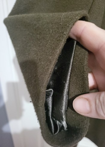 Düğmeli yesil Midi Kadın Kaban - Görsel 6