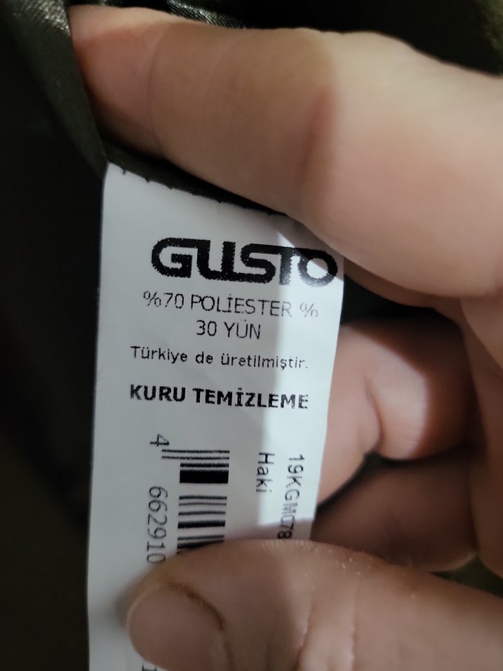 Düğmeli yesil Midi Kadın Kaban - Görsel 4