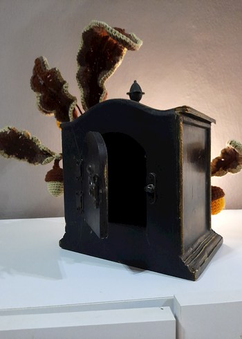 Bohem Tarzı El Yapımı Tığ İşi Meşe Palamudu Dekoru - Görsel 5