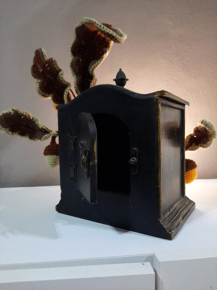 Bohem Tarzı El Yapımı Tığ İşi Meşe Palamudu Dekoru - Görsel 5