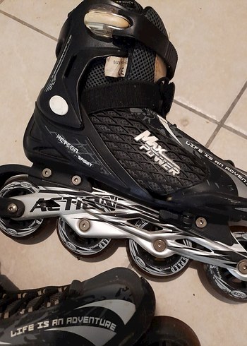 Siyah Bağcıklı Biker bayan Paten - Görsel 2