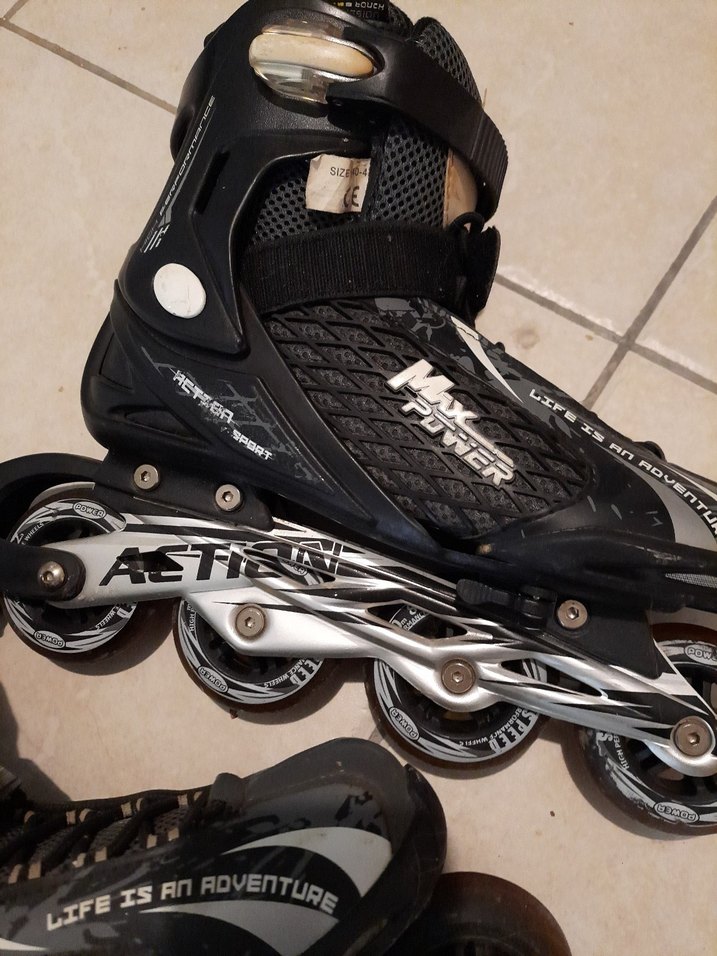 Siyah Bağcıklı Biker bayan Paten - Görsel 2