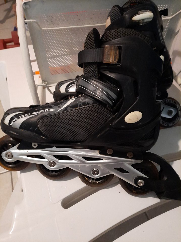 Siyah Bağcıklı Biker bayan Paten - Görsel 3