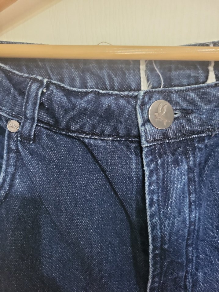 Kadın Bağlamalı Renkli Midi Kot Pantolon - Görsel 3