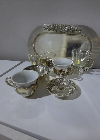 gumus 2li kahve Seti - Görsel 3