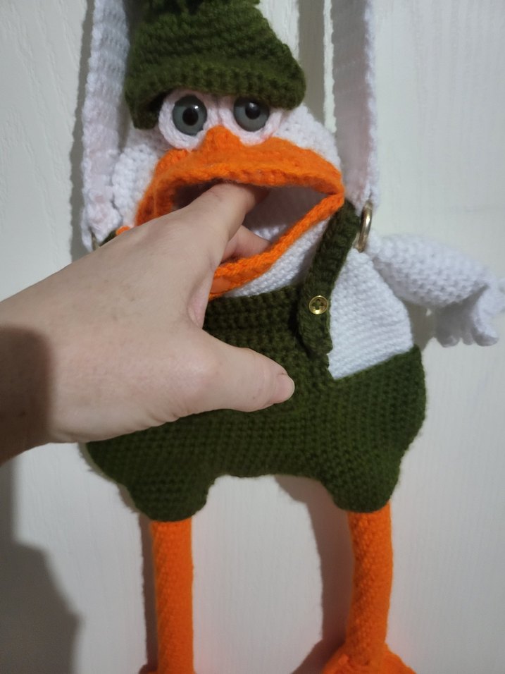 Renkli Ördek Figürlü Peluş Çanta - Görsel 2